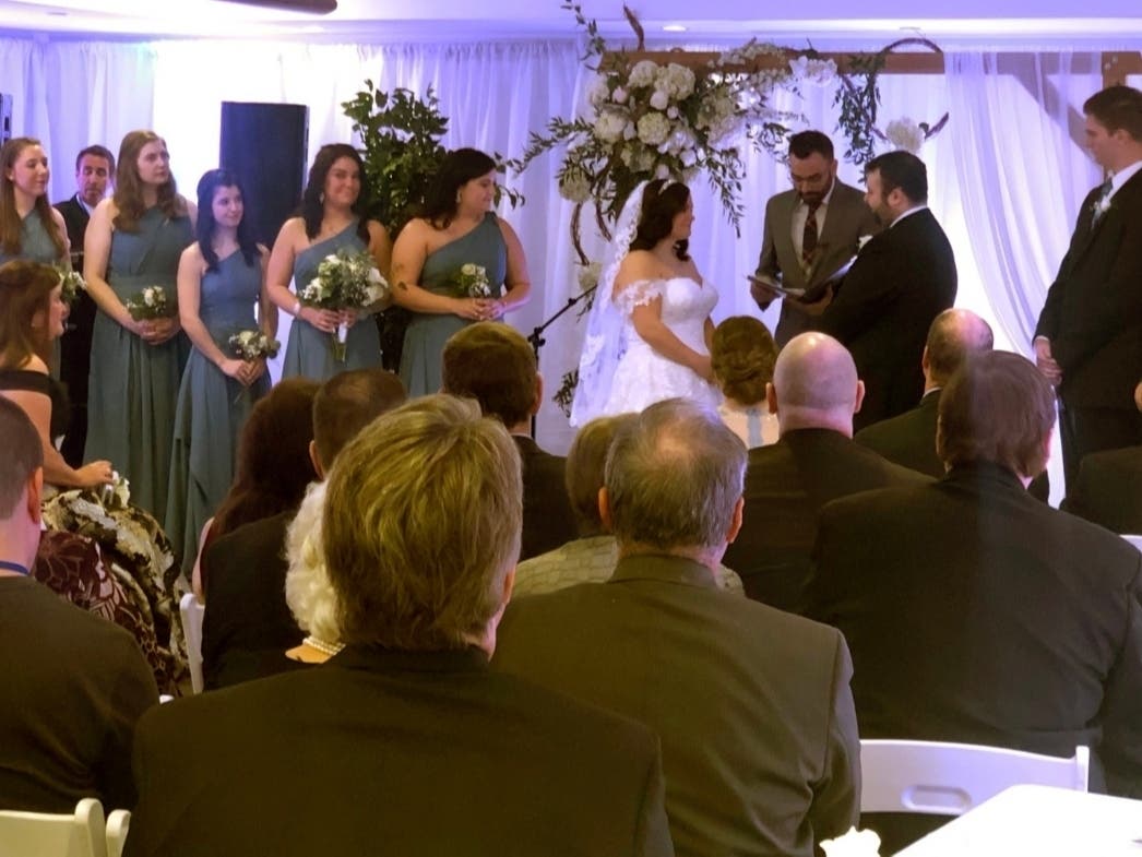Stratford residents Jonathan Sales and Alyssa Griffin wed Nov. 30 at Connecticut Children's Medical Center.