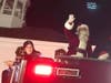 Santa rides atop a Fairfield fire engine.