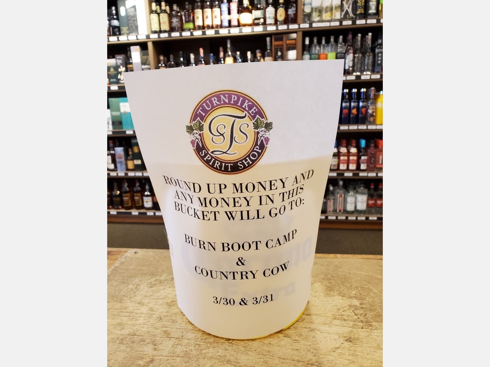 Turnpike Spirit Shop is collecting money for businesses affected by the outbreak of the new coronavirus.