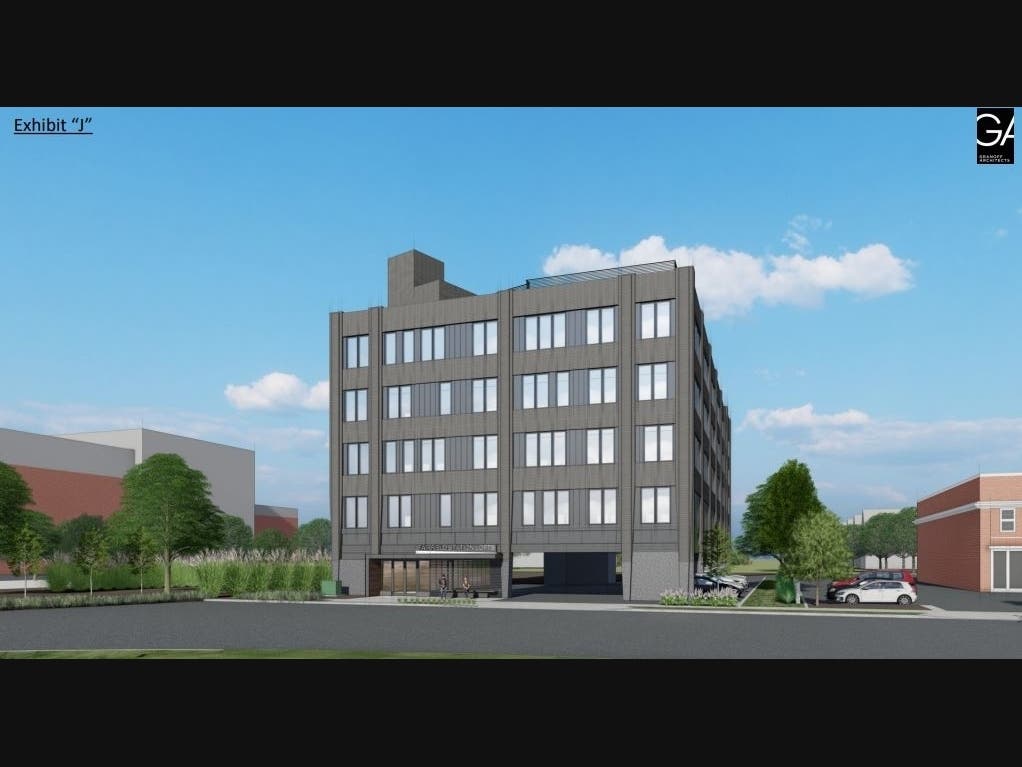 A five-story apartment building is planned for 78 Unquowa Place.