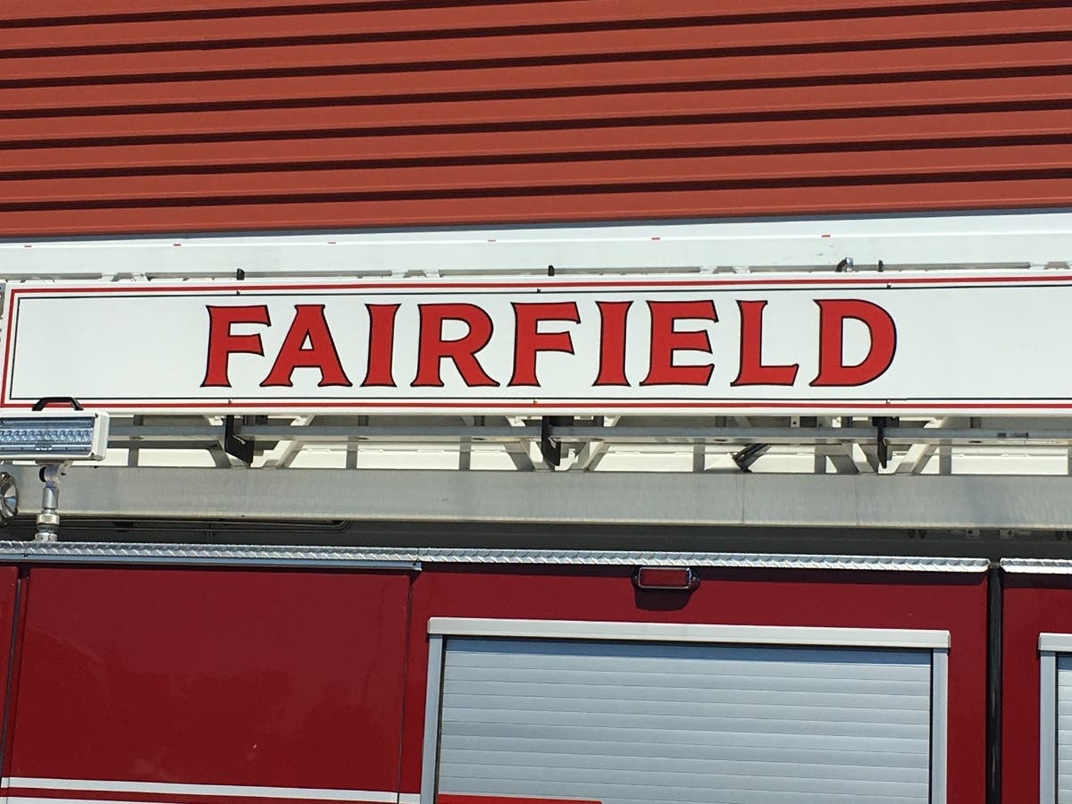 Fairfield fire officials responded Friday to a possible oil spill in town.