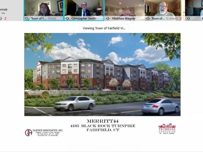 An apartment complex is planned for 4185 Black Rock Turnpike.