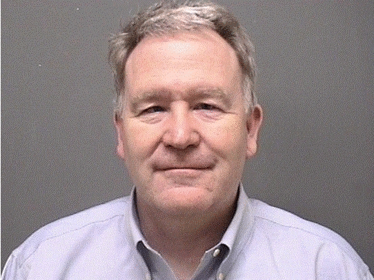 Tom Flynn's booking photo following his arrest on a driving under the influence charge in Darien Feb. 17.