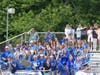 Ludlowe fans cheer on the girls lacrosse team Saturday.