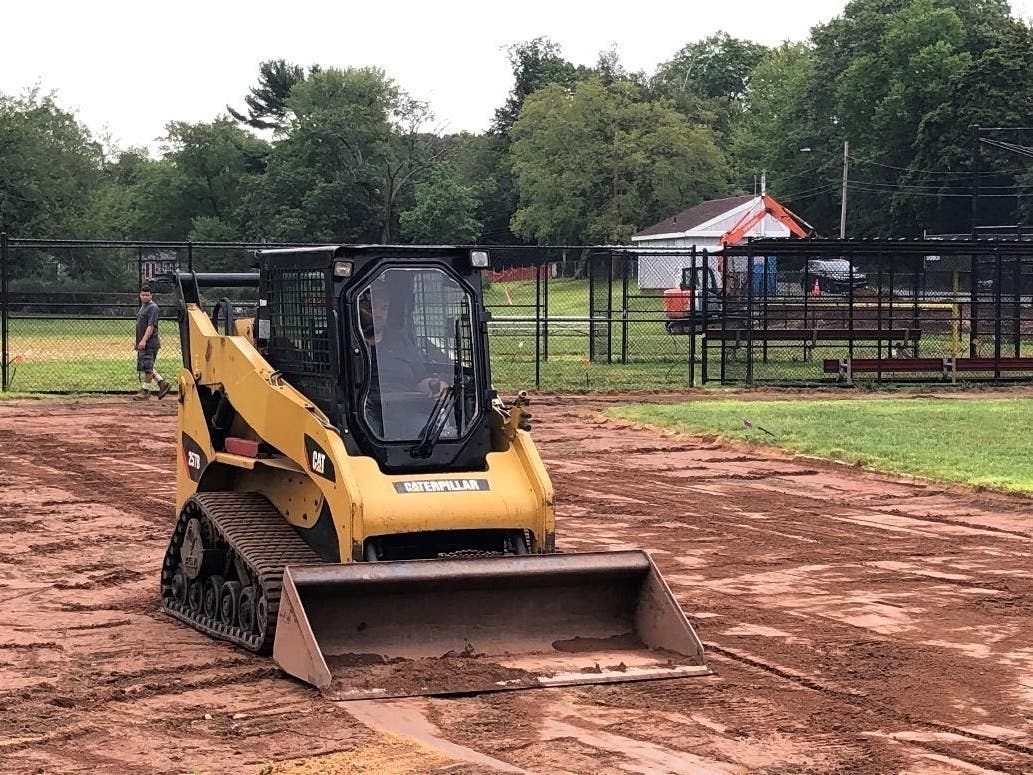 Work is underway at Gould Manor Park.