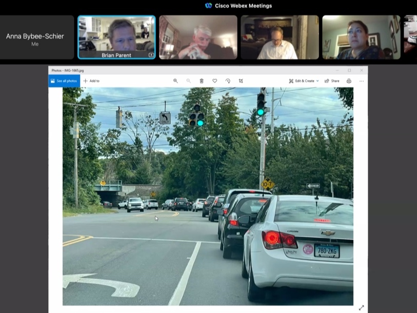 Fairfield resident Brian Parent on Tuesday shared the photo above of weekday mid-afternoon gridlock near the proposed Chik-fil-A site.