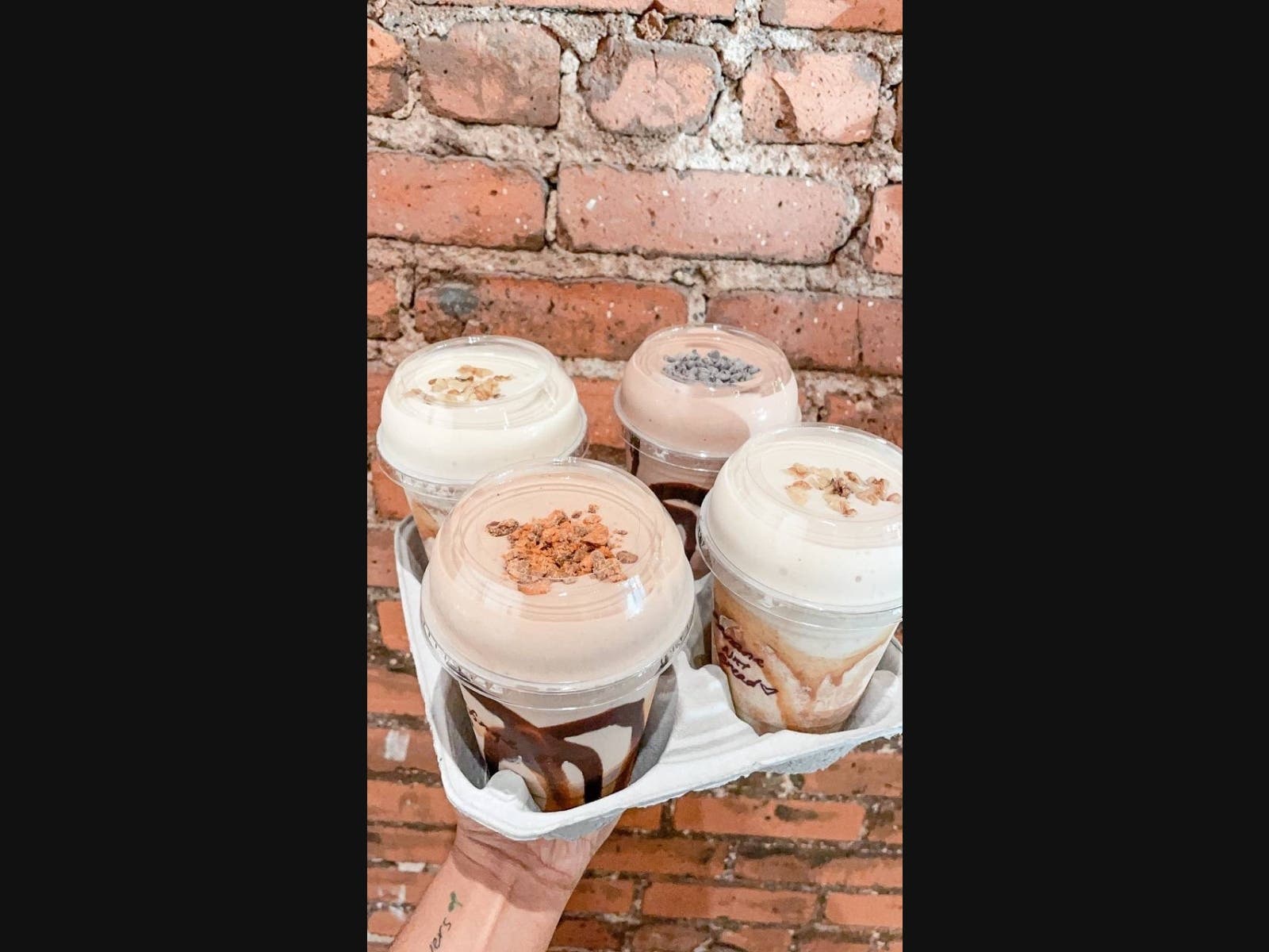 Vibe offers a variety of protein shakes.