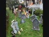 Fairfield's Finlay family have transformed their lawn into a graveyard for Halloween.