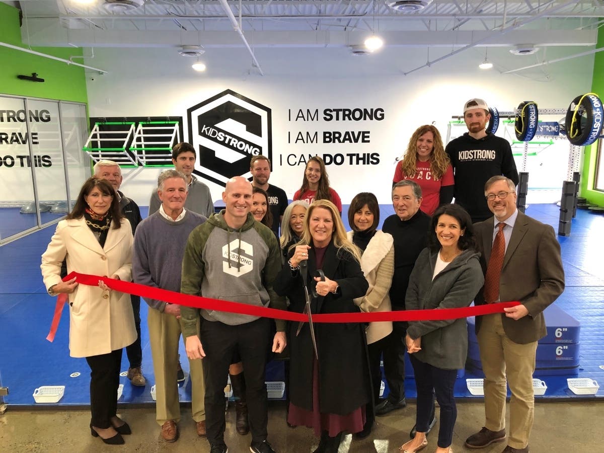 Fairfield officials attend a ribbon cutting Wednesday for new business KidStrong.