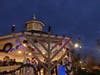 The giant menorah is lit Sunday on Sherman Green.