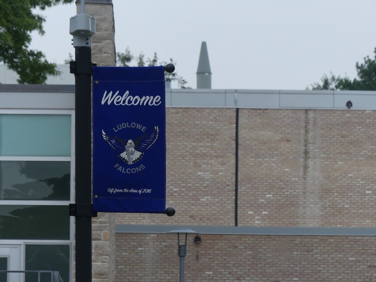 Fairfield Ludlowe High School was one of two schools that was threatened Thursday.
