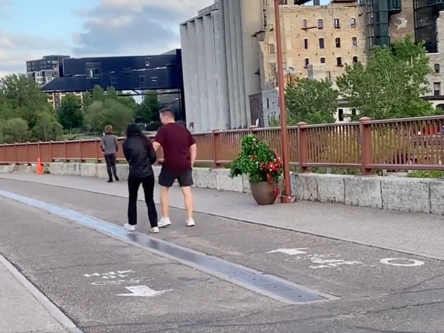 The Stone Arch shrub waves its branches at passersby.