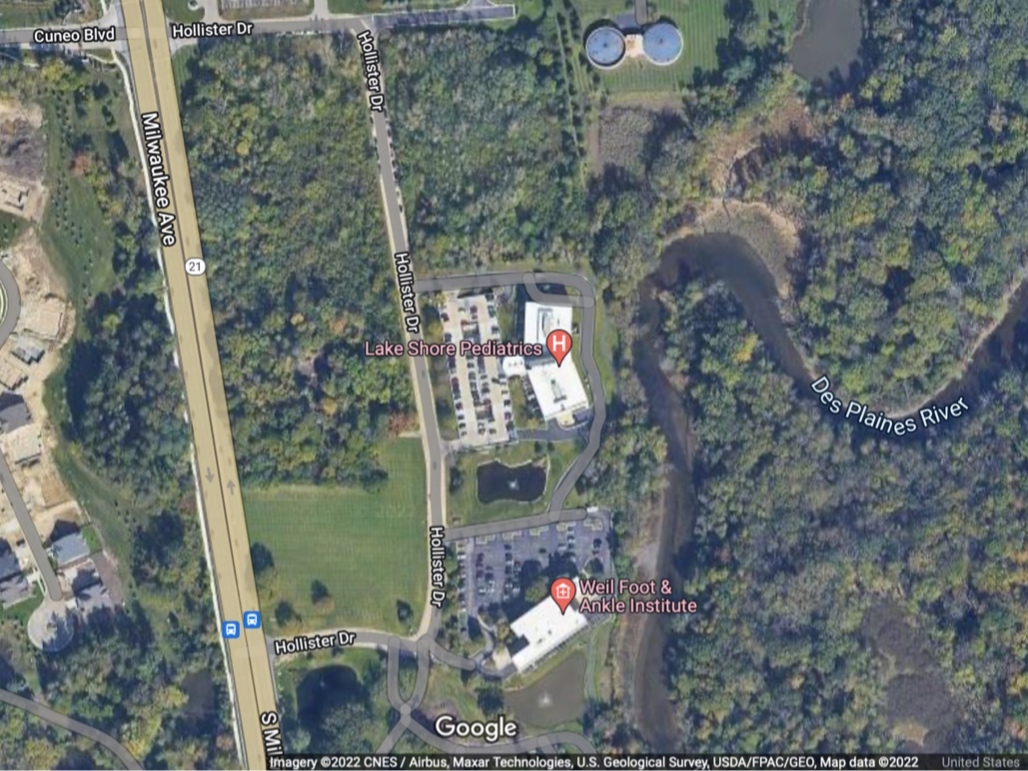 The remains were discovered on Hollister Drive, police said.