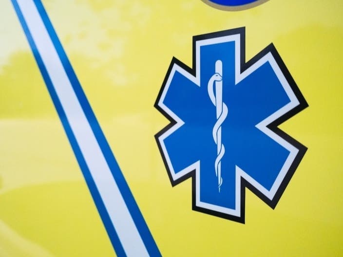 Numerous ambulances responded to a crash Tuesday in San Bernardino County, authorities said.