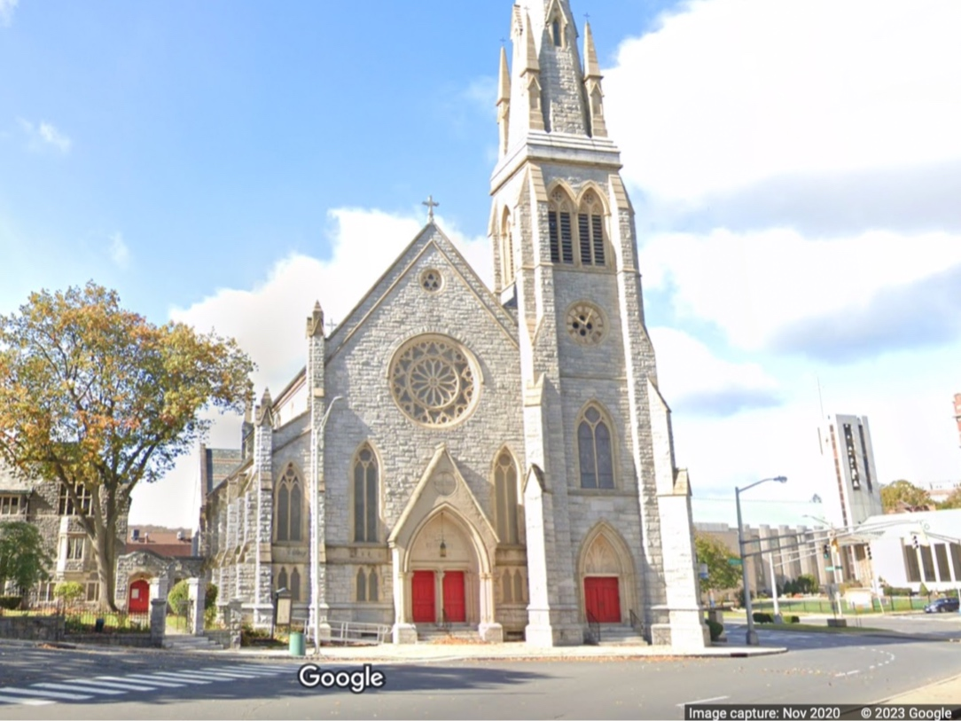 A man died after his vehicle struck St. John's Episcopal Church early Sunday, according to reports.