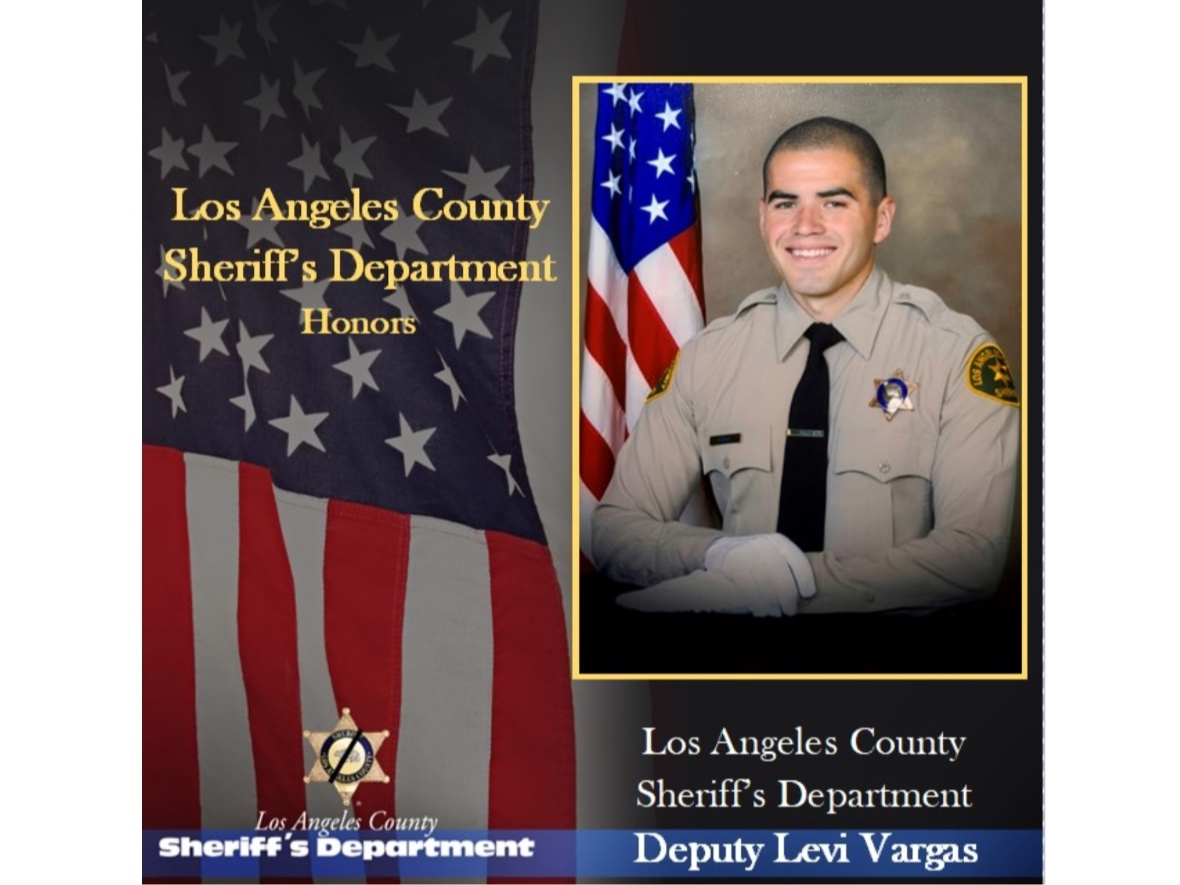 Deputy Levi Vargas, of the San Dimas Sheriff’s station, died Saturday at the age of 30, the agency announced Sunday.
