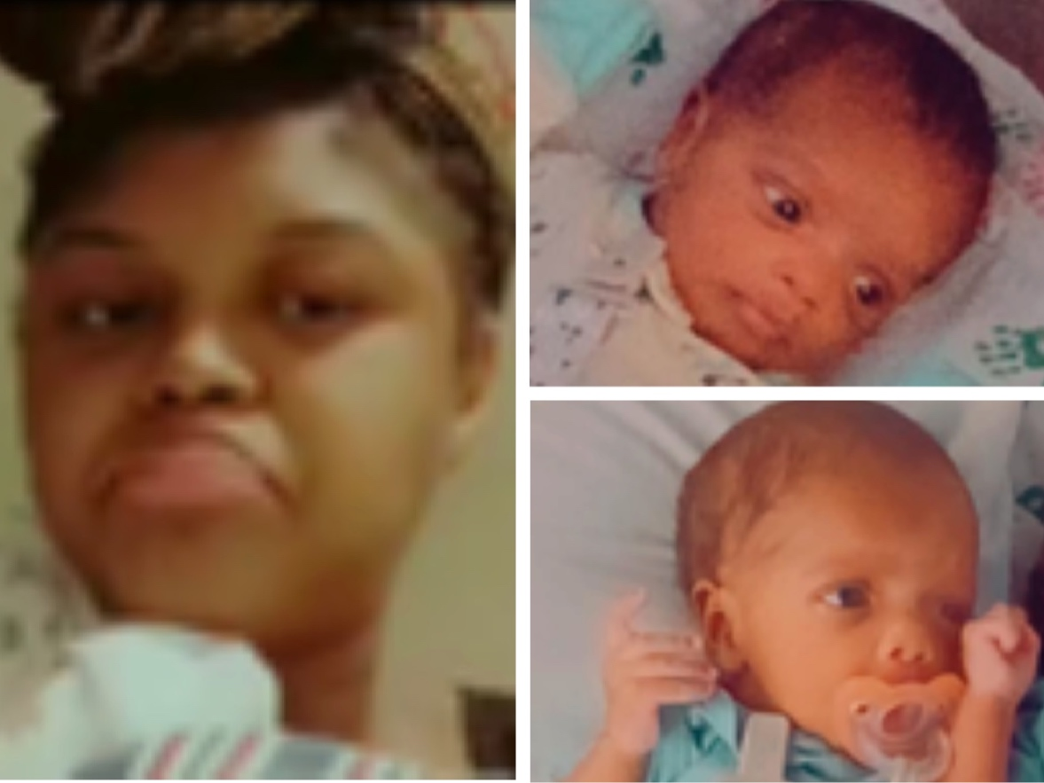Zarreya A. Atkinson and her one-month-old sons, Jaylen and Jayden Atkinson, were last seen around 2 a.m. Sunday at Shepard Drive and 146th Street in Dolton, police said.