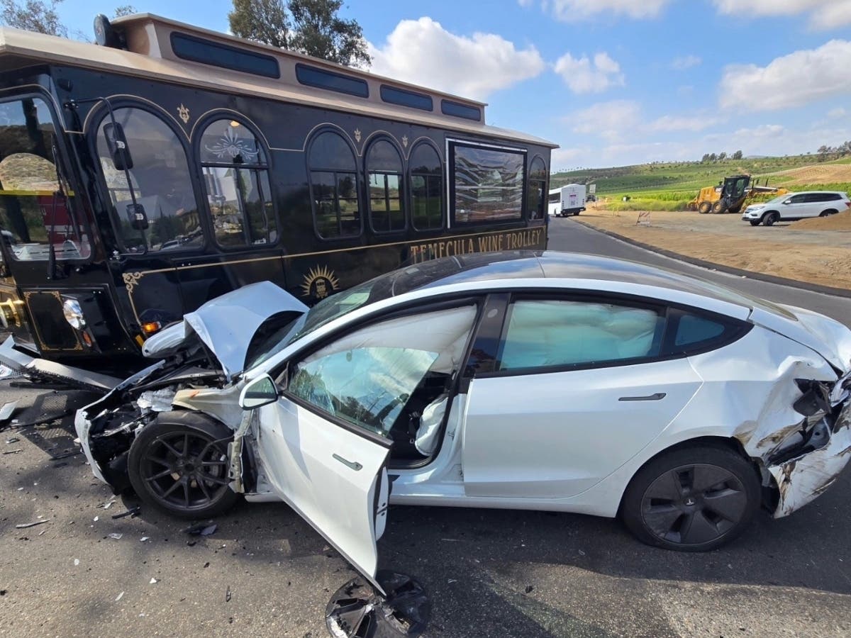 The incident occurred around 3:45 p.m. at Rancho California Road and Calle Contento, the California Highway Patrol posted on its Temecula social media accounts.
