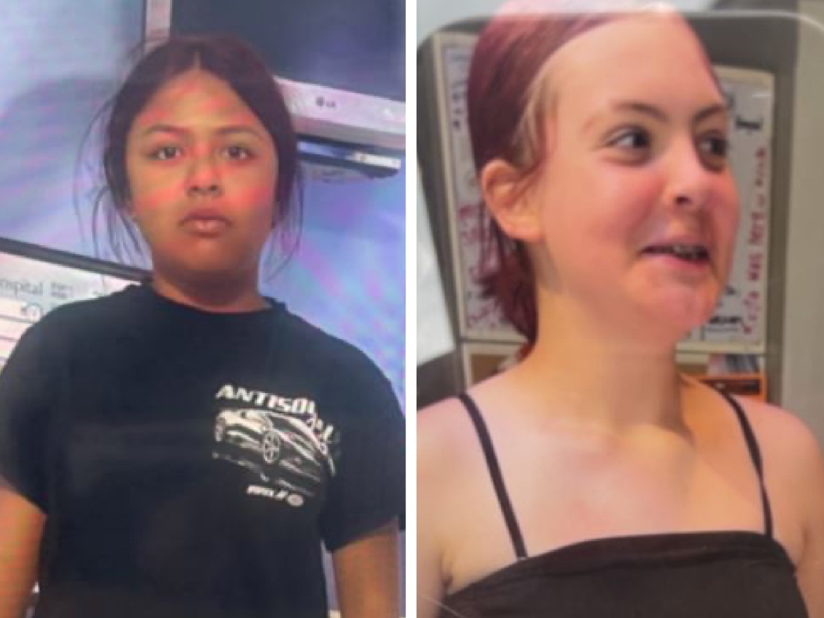 Police asked for assistance locating Darleimy Lopez (left) and Madison Beese, both of whom were last seen around 4 p.m. “with another juvenile runaway” at the mall in the 100 block of Fox Valley Center Drive.