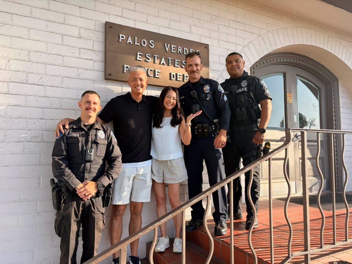 Chen and his wife, Vivian, recently visited the involved officers — identified by the police department as Sgt. Marino, Cpl. Alvarez and Officer Blincoe — to thank them.