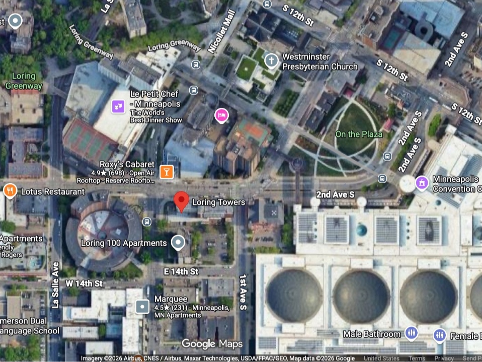 The Minneapolis Police Department was on the scene around 5 p.m. of the incident in the area of the Loring Towers apartment building on East Grant Street, authorities said.
