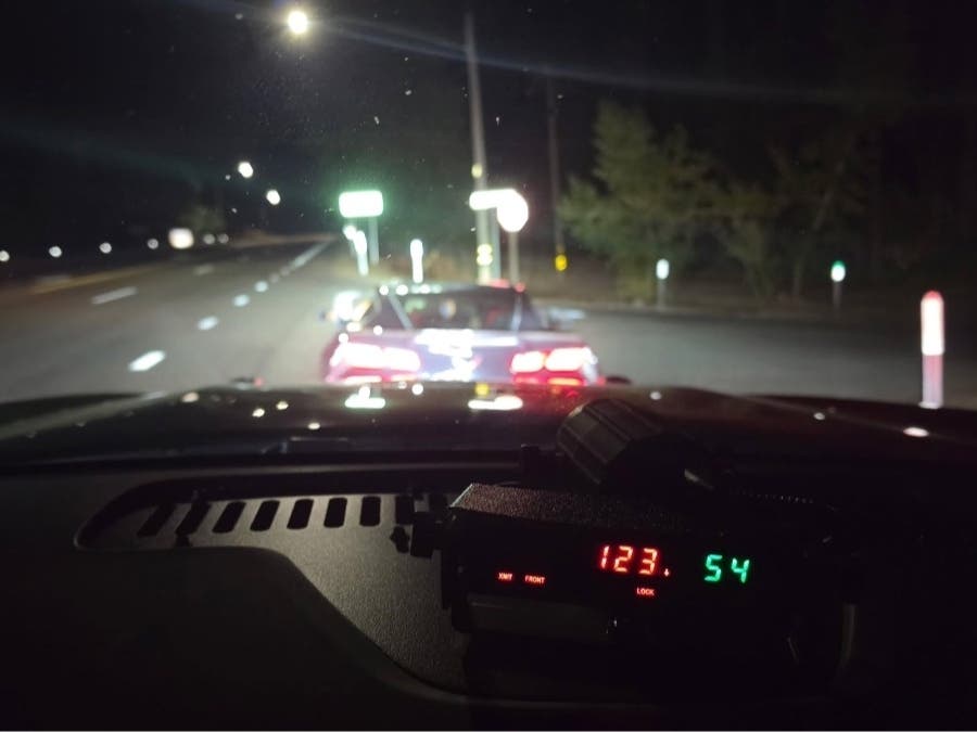 A Grass Valley highway patrol officer saw the vehicle traveling over 120 mph on Sunday night and made contact with the 17-year-old driver, who was cited and whose parent was notified, authorities said.