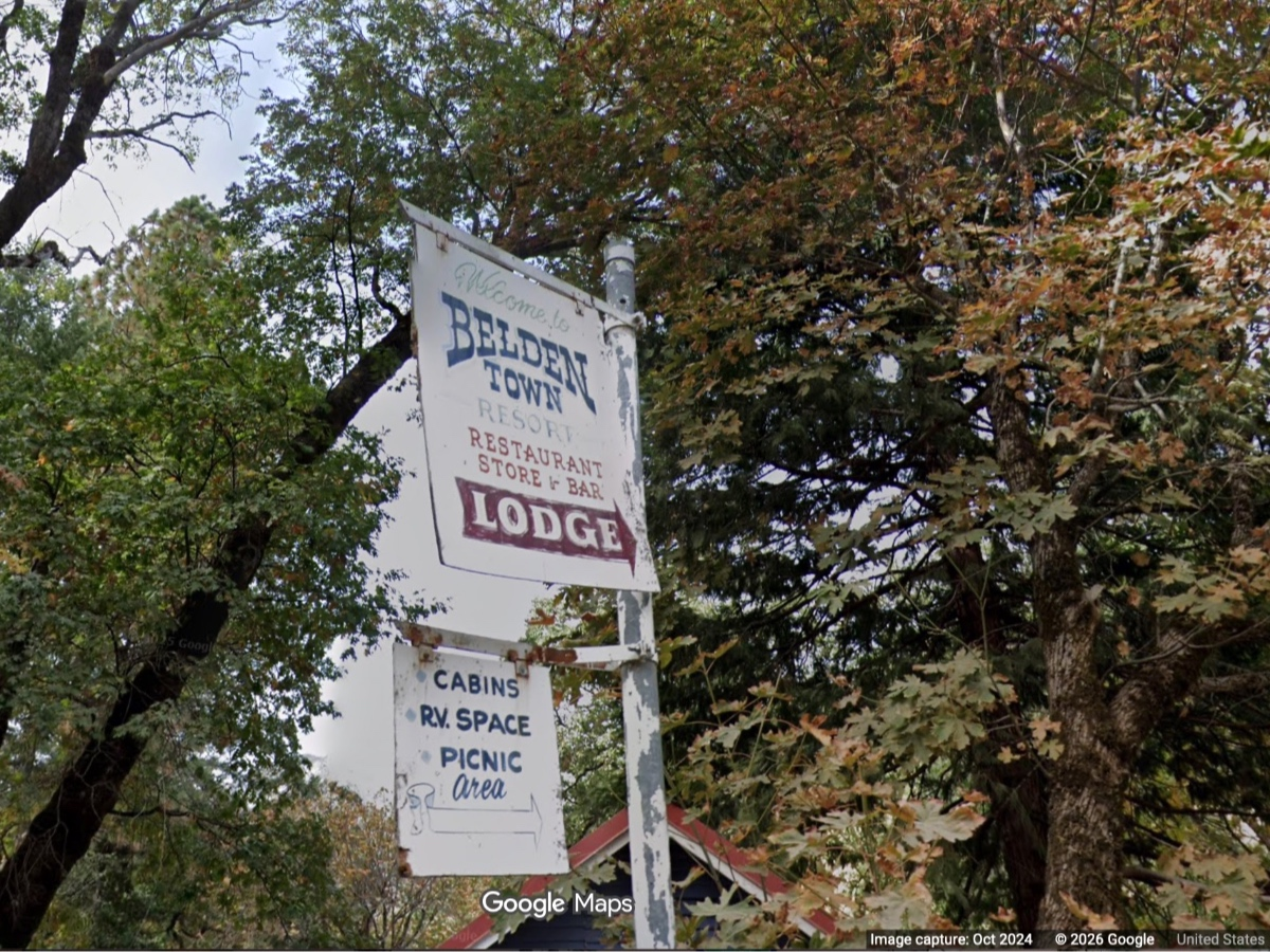 The website for Belden Town’s sale instead refers to the property as a riverfront resort.