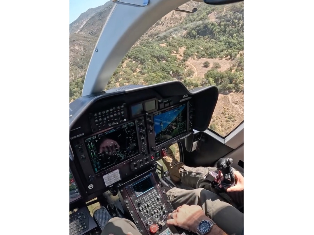 The Sonoma County Sheriff’s Office helicopter was requested around 11:40 a.m. Sunday at Skyline Wilderness Park in the 2200 block of Imola Avenue in Napa County, the agency said.
