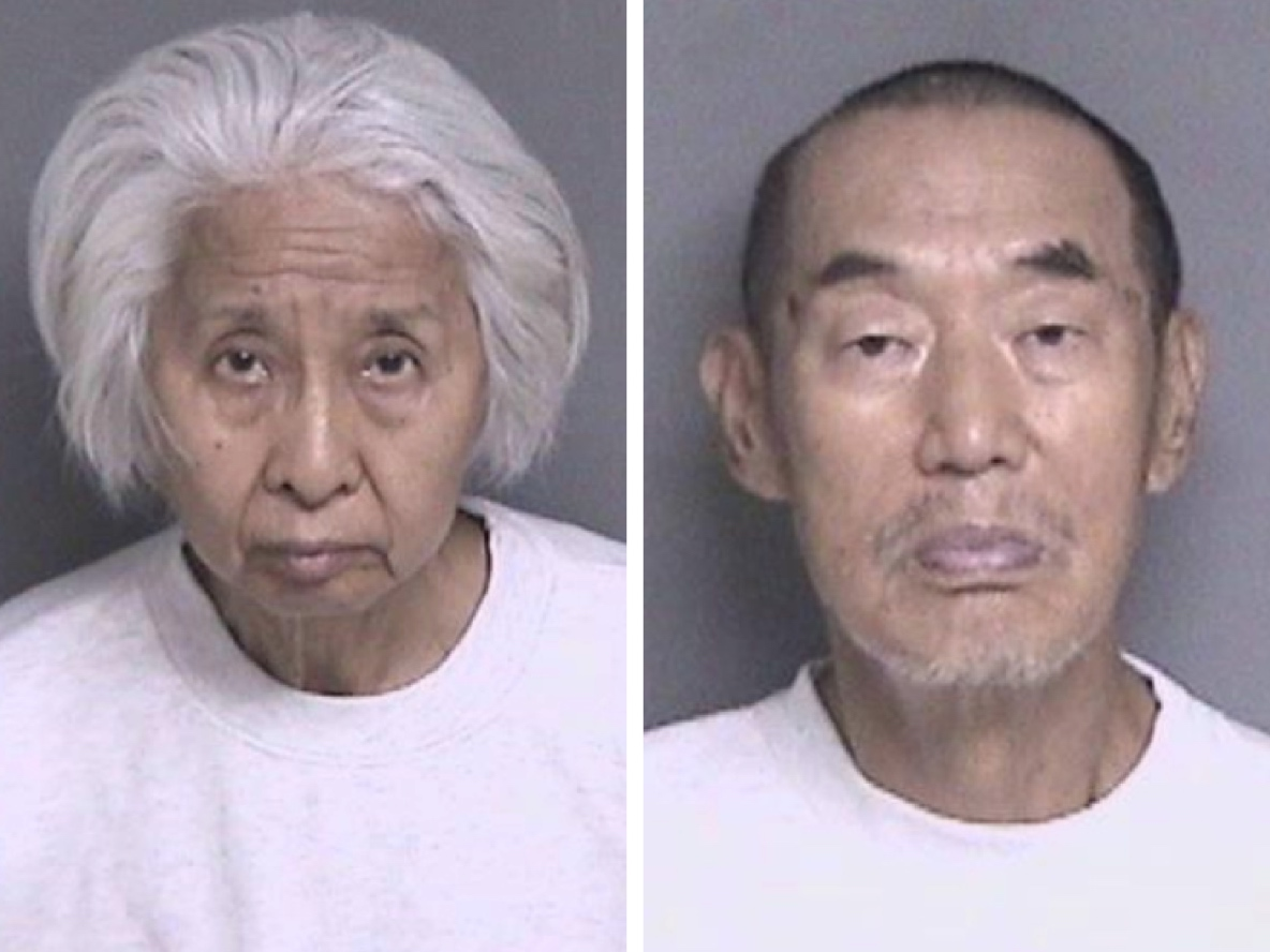Shili Chen (left) and Shouyong Zhang, both 77, are accused of fatally shooting Jonathan McKinsey, 40, at the Dublin Sports Grounds on Sept. 26.