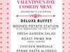 Deluxe Hand Carved Prime Rib Buffet plus Chicken Marsala and Penne Pasta Alfredo.