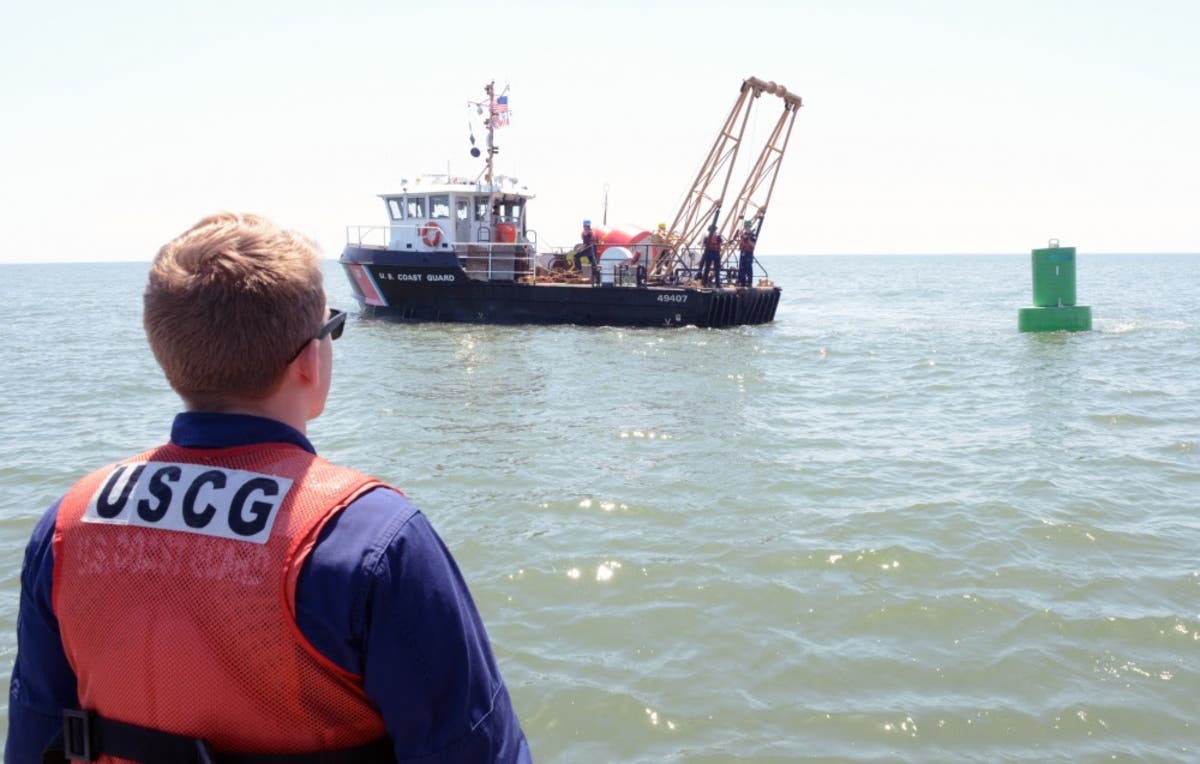 Coast Guard Replaces Buoys In Little Egg Inlet, | Barnegat, NJ Patch