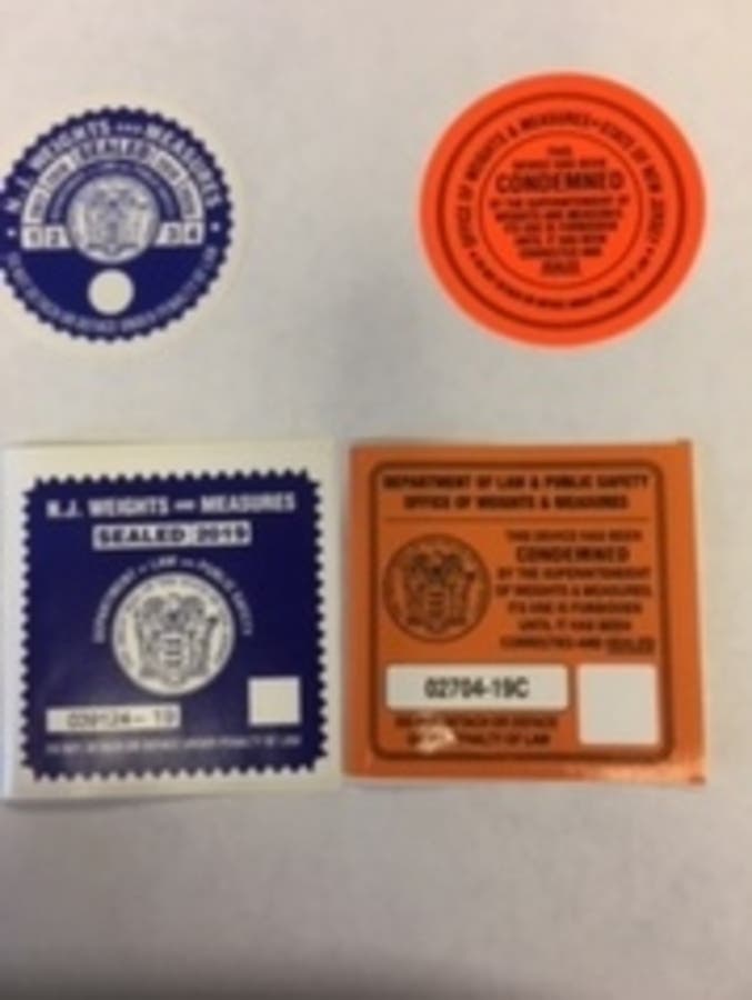 Inspection stickers that appear on all devices inspected and tested by the county have been changed as of January.