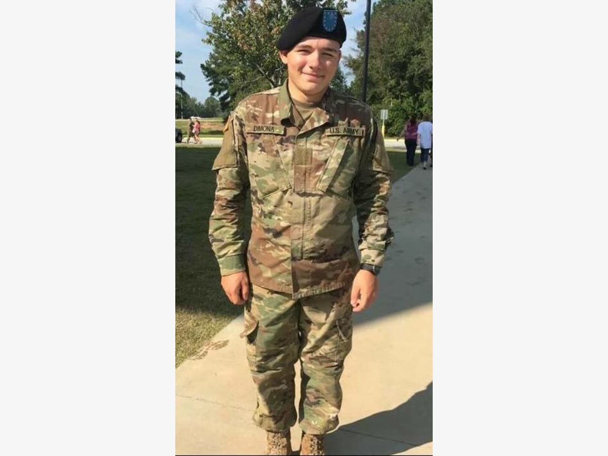 Spc. Nicholas Peter DiMona III, 20, of Medford Lakes, was shot and killed during live-fire training over the weekend.