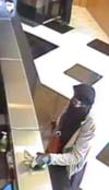 Police are searching for a man in the armed robbery of a Haddonfield bank.