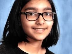 Shruthika Padhy, of Cherry Hill, was one of eight winners of the 92nd annual Scripps National Spelling Bee.