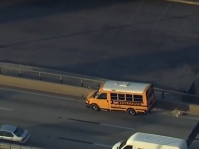 A teenager was taken to CHOP after being shot after allegedly stealing and crashing a bus on the bridge Monday. 