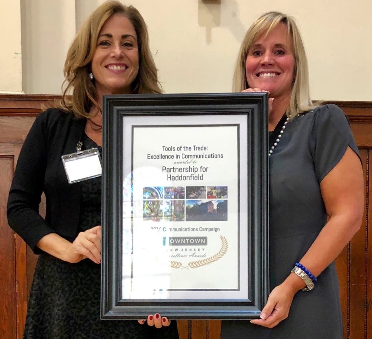 The Partnership for Haddonfield and its agency of record, Suasion Communications Group, won a 2019 ‘Excellence in Communications’ award.