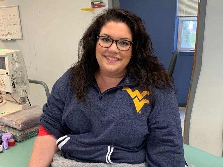 Marisa Leuzzi, of Downington, made the donation that led to the first plasma therapy surgery in New Jersey's coronavirus fight.