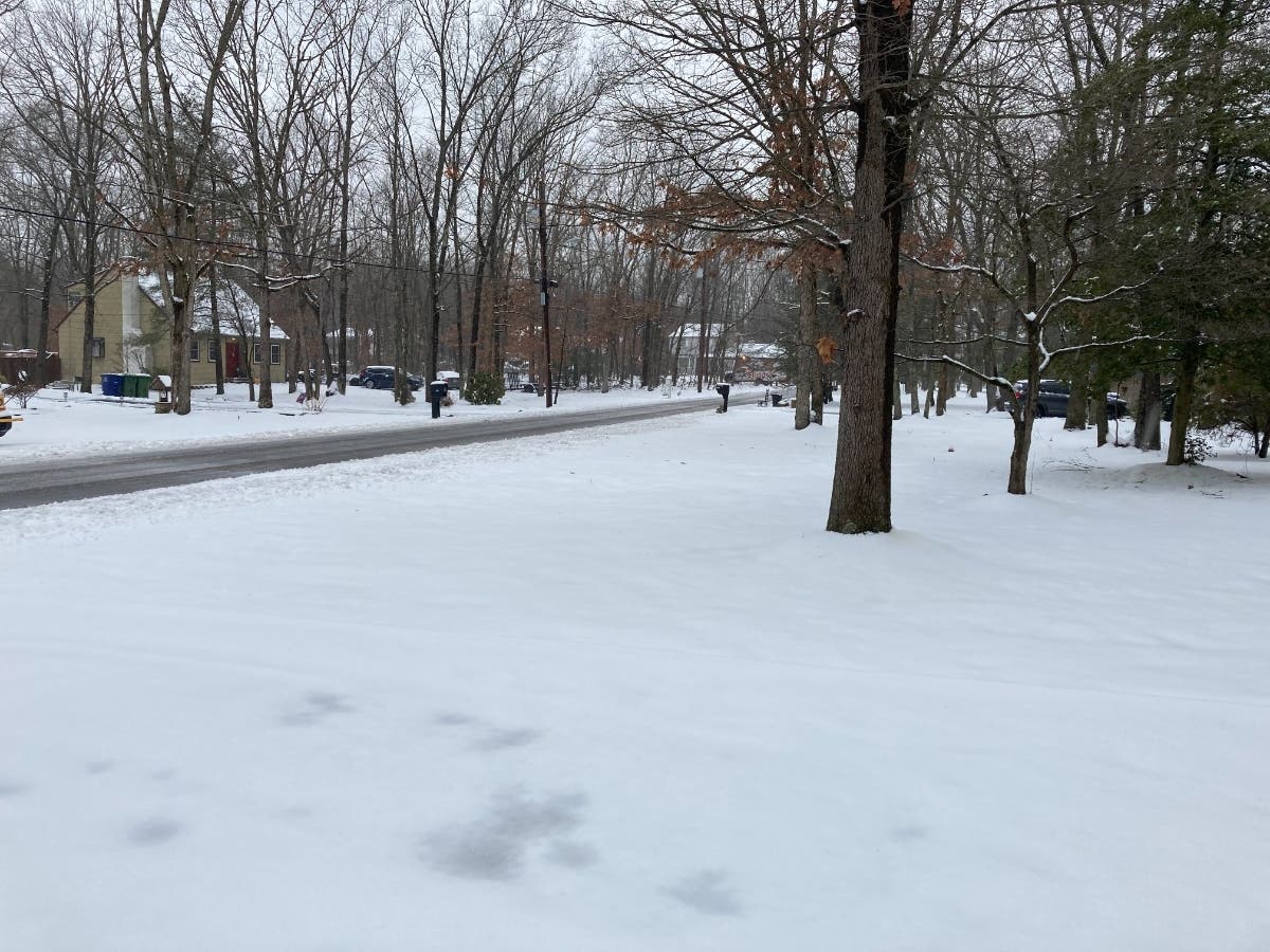 A Winter Storm Warning remains in effect through 10 a.m. Tuesday, and another 3 to 7 inches of snow is expected.