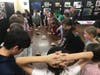 A visit and project with Youth in Arts - downtown San Rafael.
