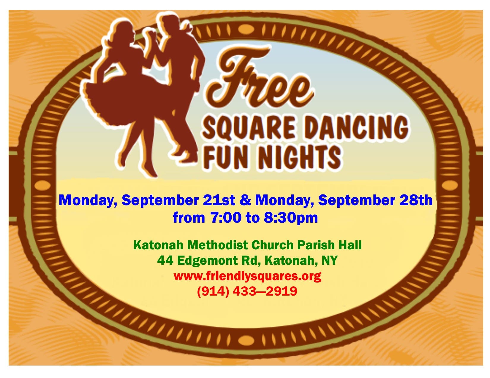 Free Square Dancing Fun Nights