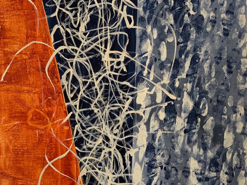 Natural Essence by Judy Atlas, acrylic on canvas , 30 x24