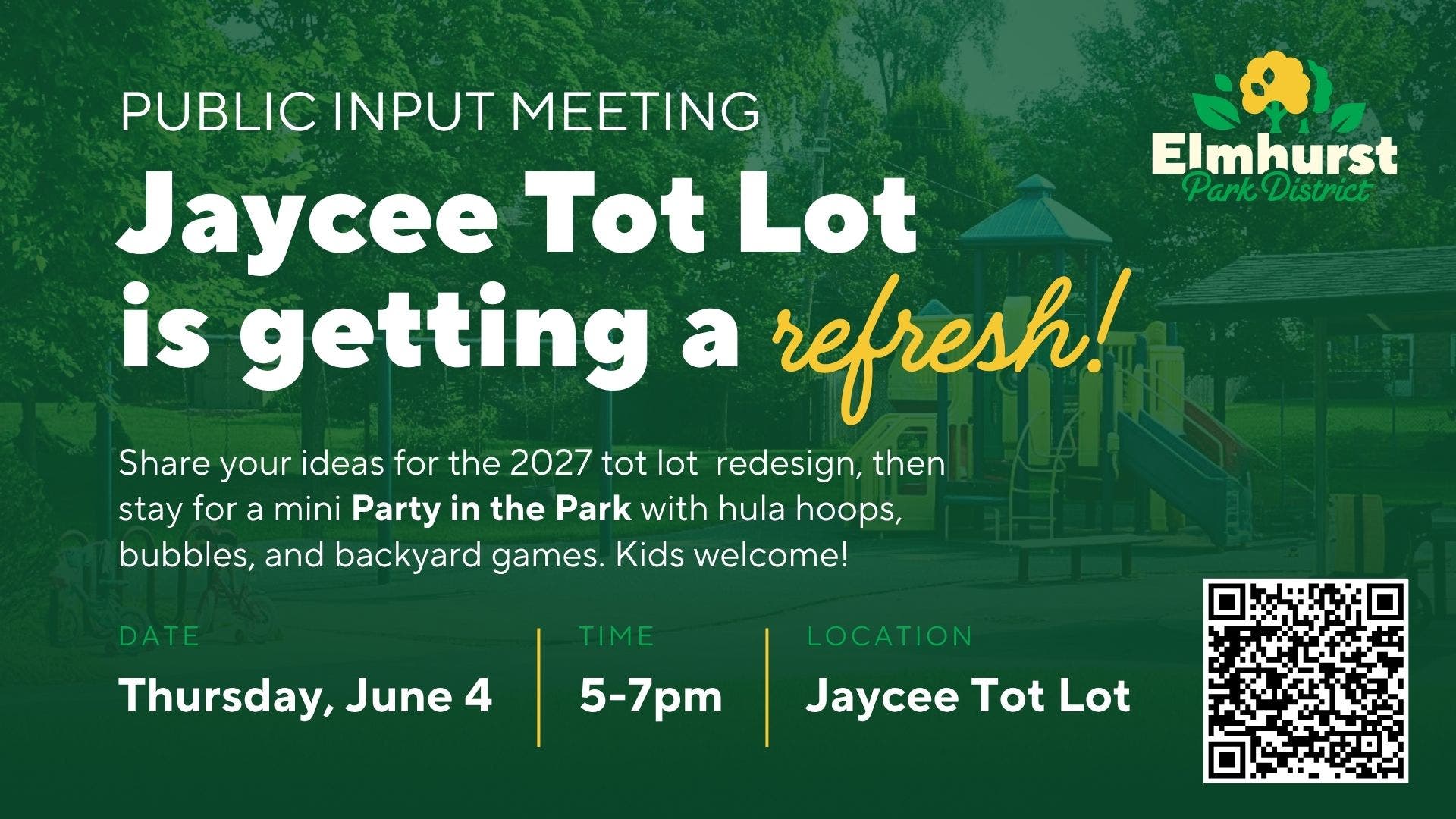 Jaycee Tot Lot Playground Input Meeting