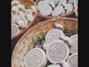Handcrafted soaps, candles, and other fragrant items on sale at the craft show 
