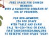 Tables available for your treasures!