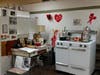 Kitchen of the 1950s Park Forest House Museum.
