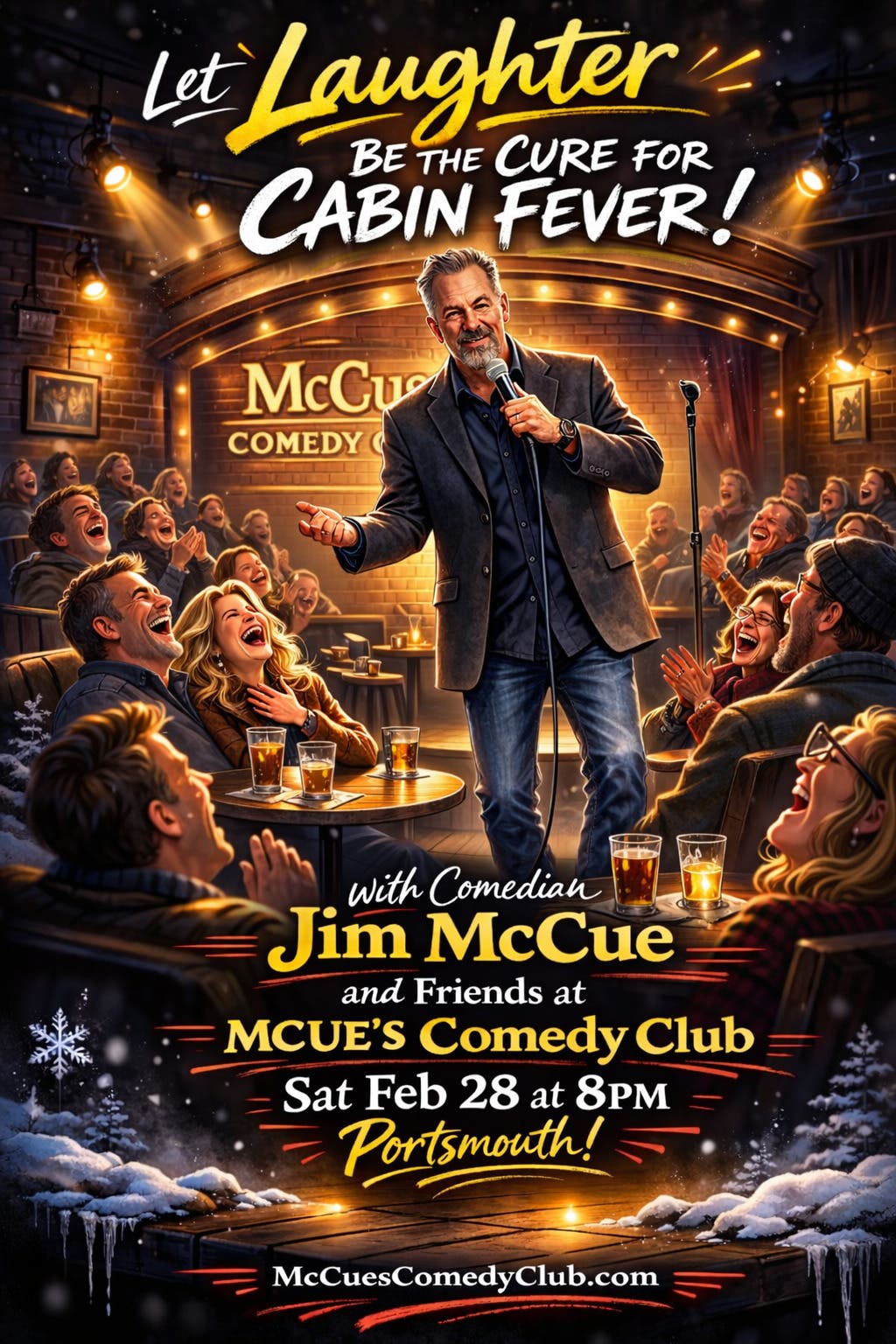 Comedian Jim McCue comes home to Portsmouth