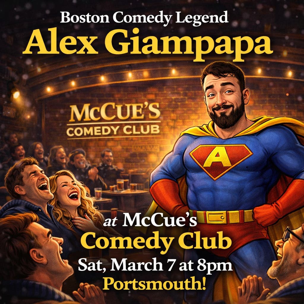 Comedian Alex Giampapa McCues Comedy Club