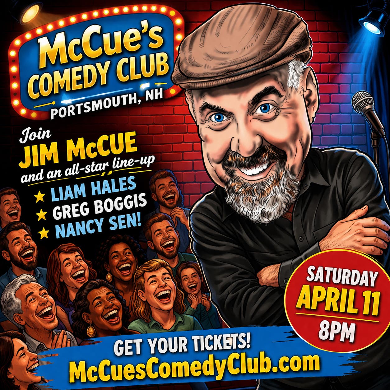 Comedian Jim McCue and Friends