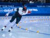Leo Drossos-Thompson skates in the men's 500m